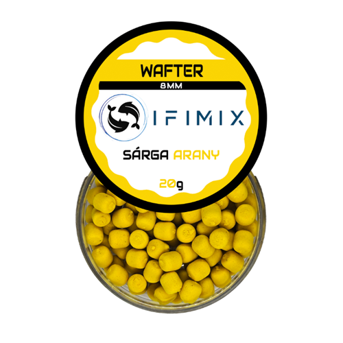IFIMIX Sárga Arany 8mm wafters